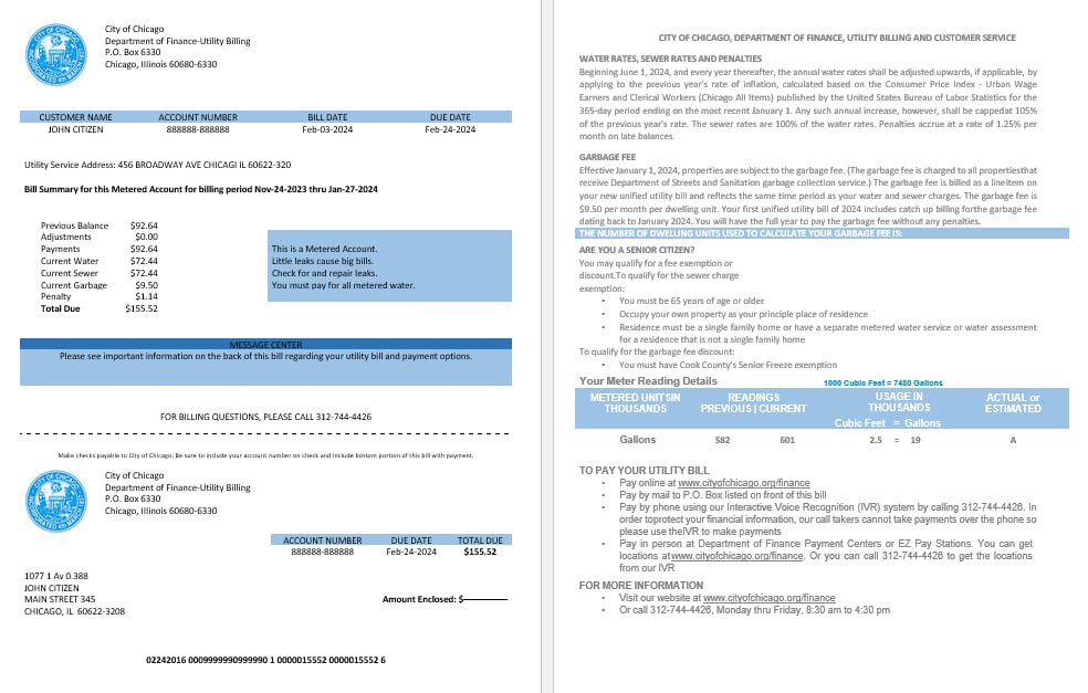  Minol USA business utility bill 